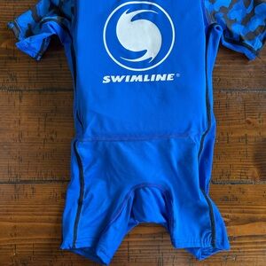 Kids Blue One Piece Swimsuit